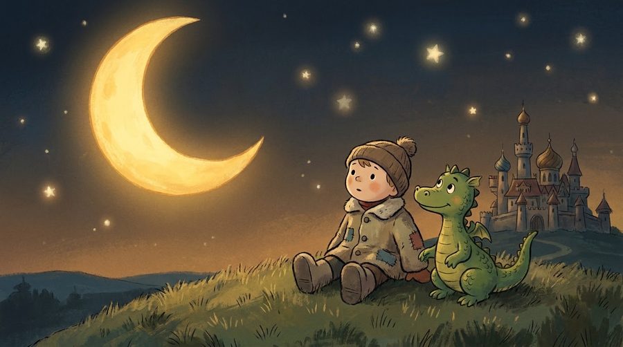 Сцена в стиле «Советский мультфильм»